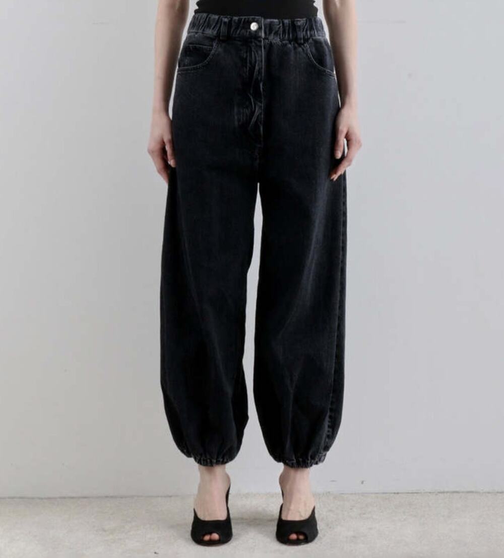 RACHEL COMEY Tuta Parachute Black Jeans